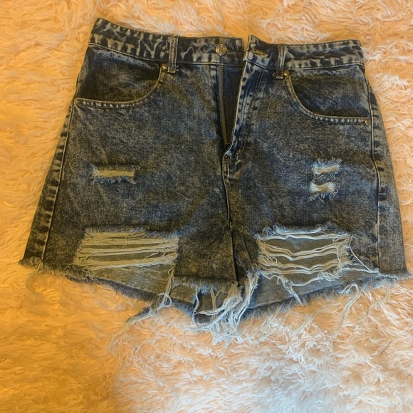 Nana Macs high rise distressed denim size M - Picture 4 of 5
